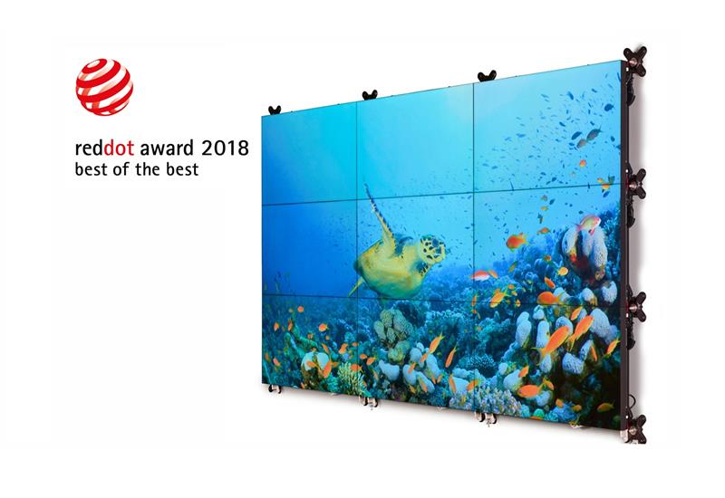 Barco Unisee wall Best of the Best Red dot award 2018